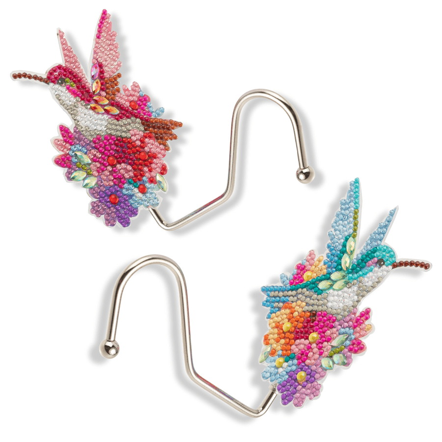 Wondrous Wings Crystal Art Desk Hooks kingfishers