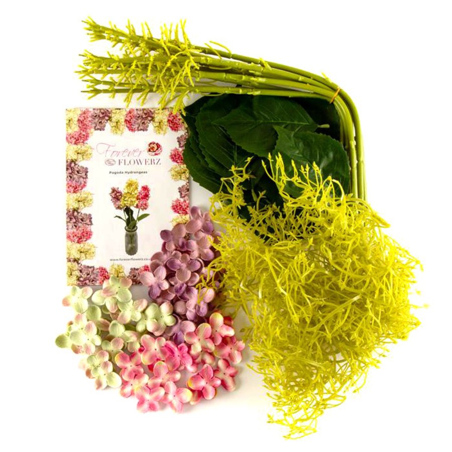 Lot De Fleurs Et Feuillages En Tissu Forever Flowerz - Occasion - Royaume-Uni