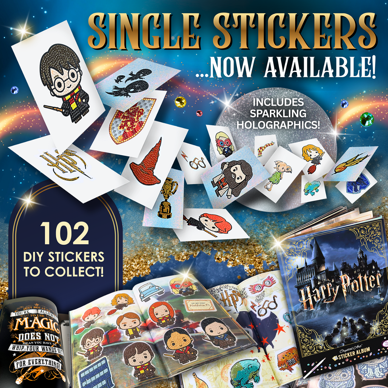 Harry Potter diamond art stickers