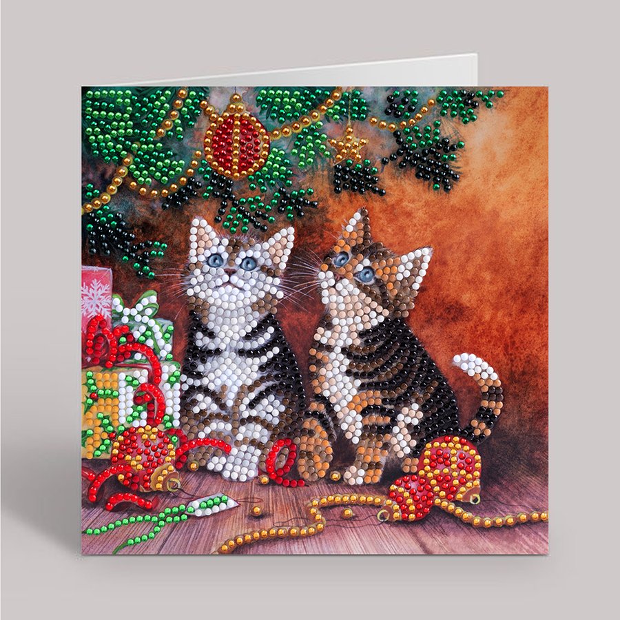 "Magic of Christmas" Crystal Art Card 18x18cm