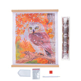 Owl crystal art scroll kit contents