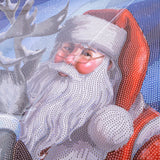 "Santa and Blitzen" Crystal Art Scroll Kit