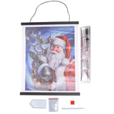 "Santa and Blitzen" Crystal Art Scroll Kit