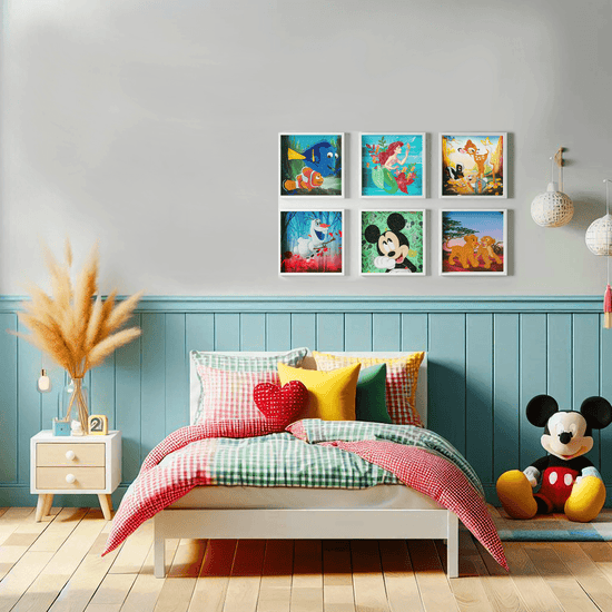 Disney Crystal Art Christmas Cards Kit Set of 3