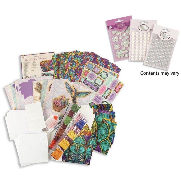 Stained glass papercrafting kit SET