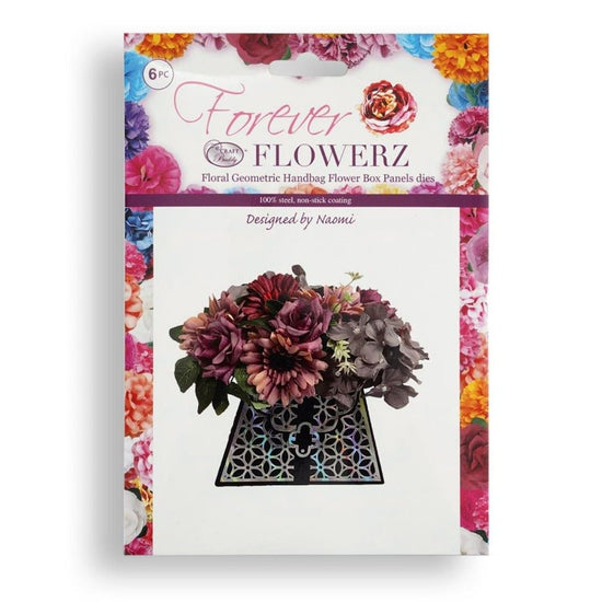 Forever Flowerz Floral Geometric Handbag Panel Die Set