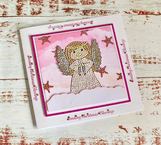 "Angel Blessings" Crystal Art A6 Stamp Set
