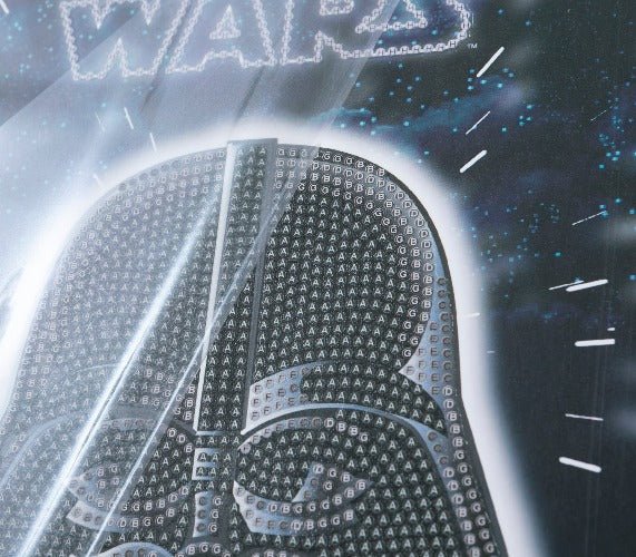 Load image into Gallery viewer, Darth Vader Crystal Art Notebook - Close Up
