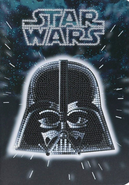 Darth Vader Crystal Art Notebook - Front View