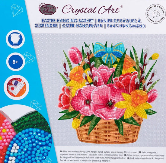 Load image into Gallery viewer, CAHB01: Crystal Art Hanging Basket Kits - SPRING
