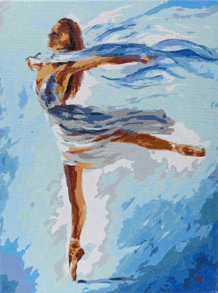 "Dance in Dream" Paint by Numb3rs 30x40cm Framed Kit - Front