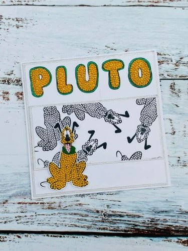 Load image into Gallery viewer, Pluto Crystal Art A6 Stamping Set - Pluto
