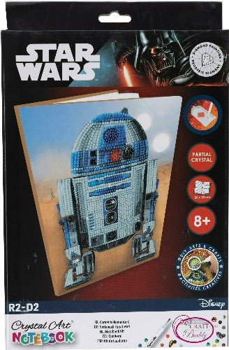 Load image into Gallery viewer, R2-D2 Crystal Art Notebook - Front Packaging
