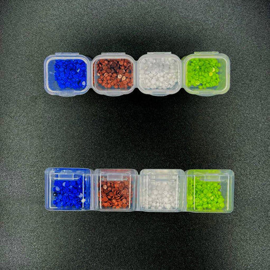 Load image into Gallery viewer, Set of 2 Crystal Art 18pc Tray Organiser

