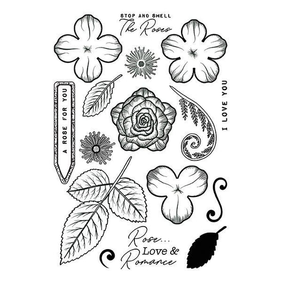 Forever Flowerz: Romantic Roses Stamp Set