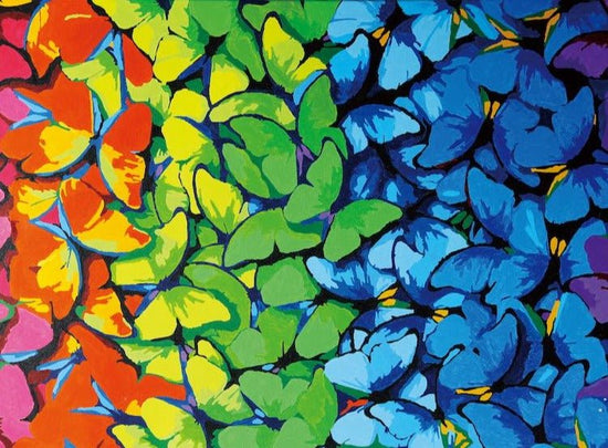 "Butterfly Kaleidoscope" Paint By Numbers 90x65cm