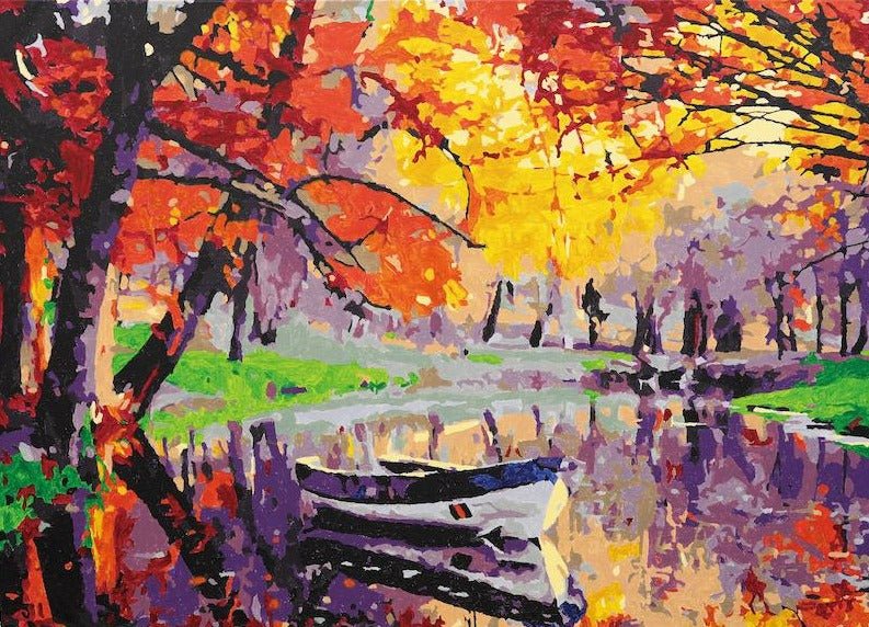 "Autumn Day" Paint By Numbers 90x65cm
