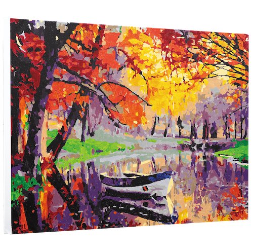 Load image into Gallery viewer, &amp;quot;Autumn Day&amp;quot; Paint By Numbers 90x65cm
