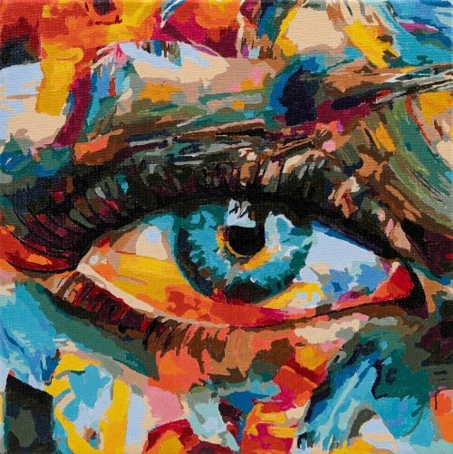 "Creative Eye" 30x30cm Paint By Numb3rs Kit - Front