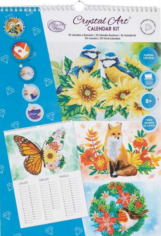 Load image into Gallery viewer, Crystal Art Calendar 2023 - Front Packaging
