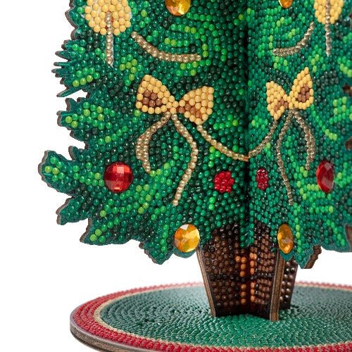 3D Crystal Art Christmas Tree - Close Up