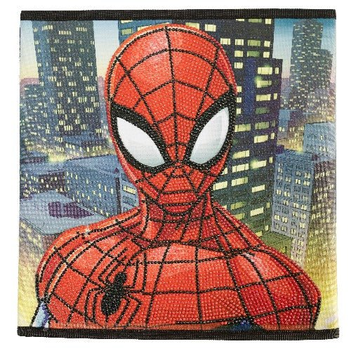 Load image into Gallery viewer, Spiderman Crystal Art Foldable Storage Box 30x30cm Front
