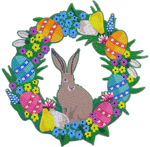"Easter" Crystal Art Wreath 30cm
