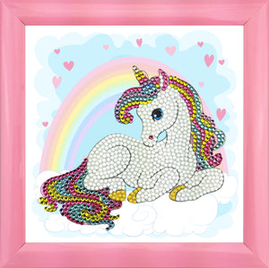 "Unicorn Rainbow" Crystal Art Frameables Kit