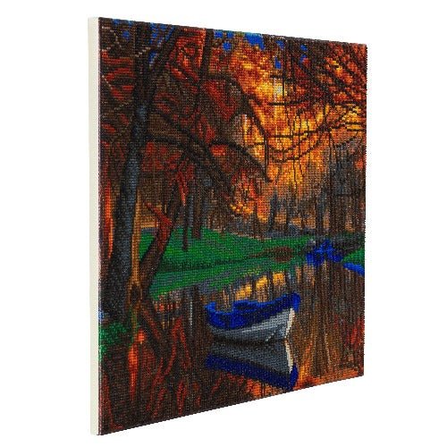 "Autumn River" Framed Crystal Art Kit 40x50 cm