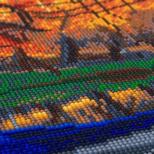 "Autumn River" Framed Crystal Art Kit 40x50 cm