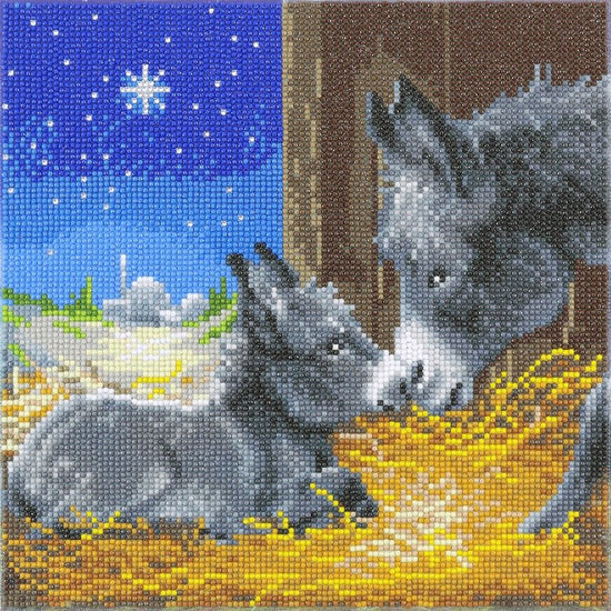Load image into Gallery viewer, Little donkey crystal art kit
