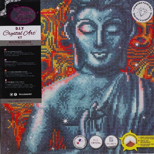 Load image into Gallery viewer, &amp;quot;Beautiful Buddha&amp;quot; Crystal Art Kit 30x30cm
