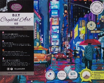 Times square crystal art canvas kit details