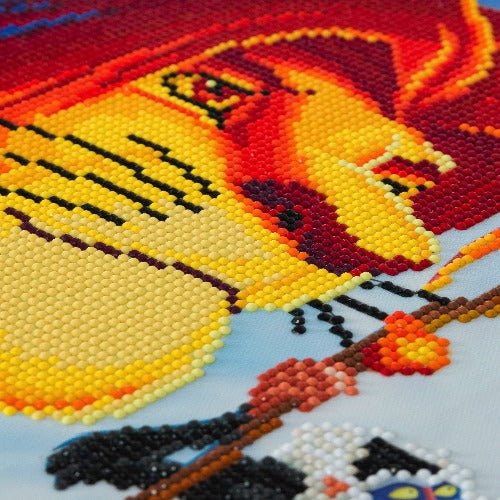 "The Lion King Medley" Crystal Art Kit 40x50cm Close Up