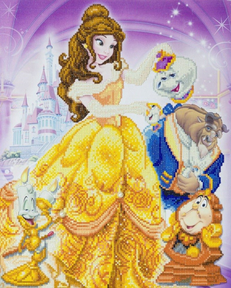 "Beauty and the Beast Medley" Crystal Art Kit 40x50cm Front 