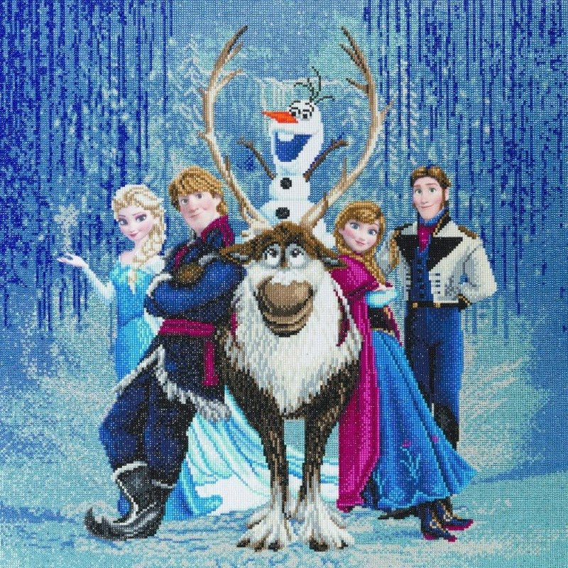 Load image into Gallery viewer, &amp;quot;Frozen Friends&amp;quot; Crystal Art Kit 70x70cm
