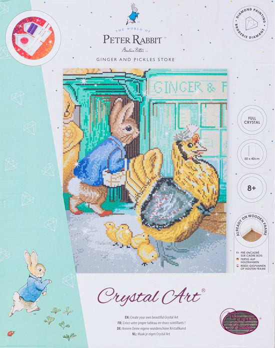 "Ginger and Pickles Store" Crystal Art Canvas Kit 40x50cm