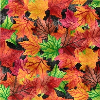 Load image into Gallery viewer, Falling Leaves 30x30cm Crystal Art Kit Front 
