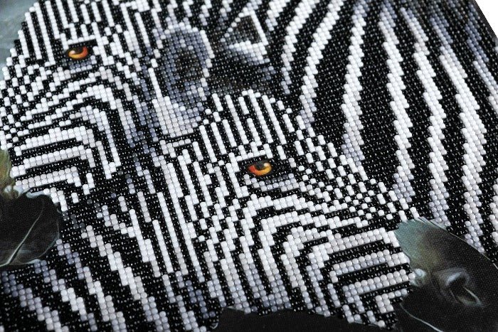 Load image into Gallery viewer, Zebra Hugs Zoomed View Done

