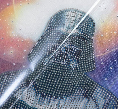 Darth Vader 30x30cm Crystal Art Kit - Close Up