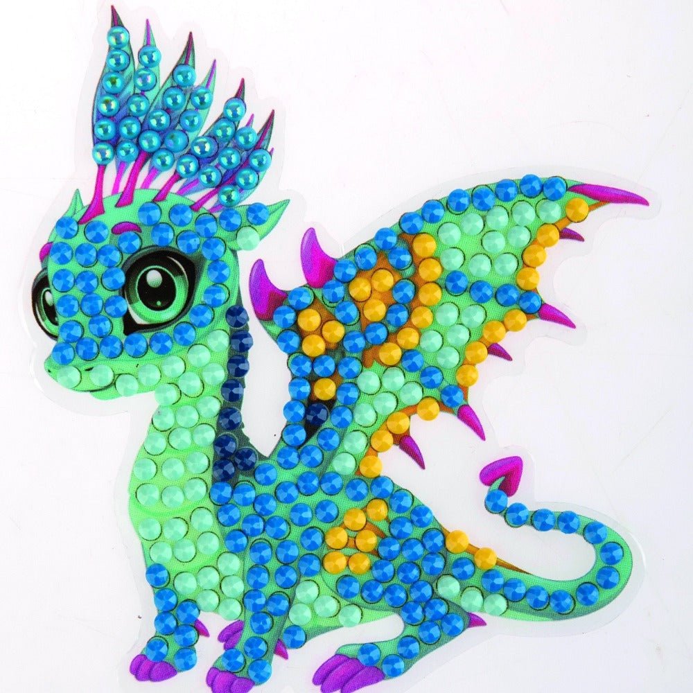 "Friendly Dragon" Crystal Art Motif (With tools)