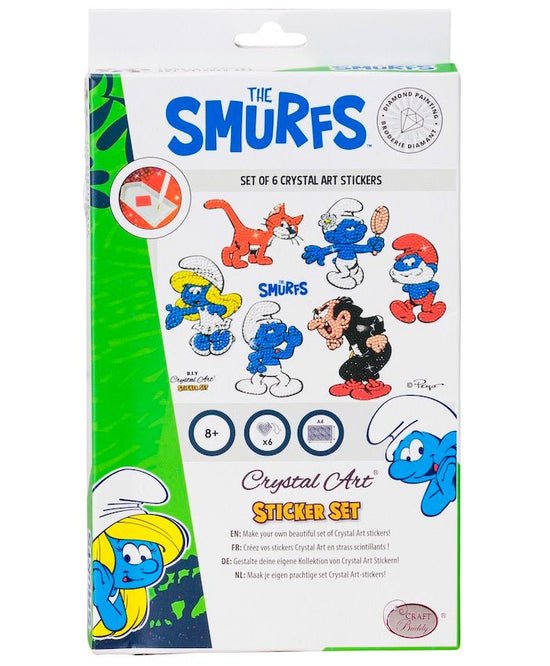 "Smurf" Crystal Art Sticker Set