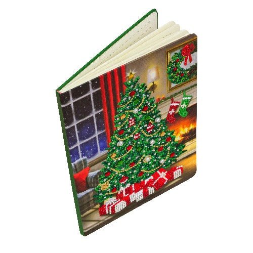 Load image into Gallery viewer, &amp;quot;Twinkling Tree&amp;quot;  Crystal Art Notebook
