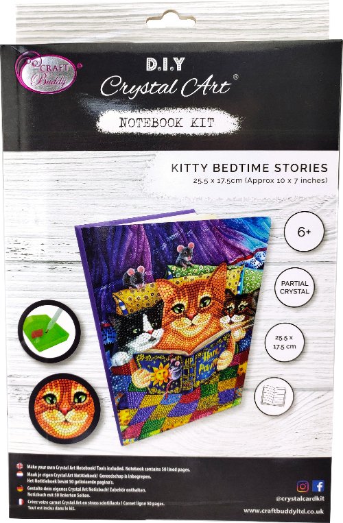 ダイヤモンドアートクラブKitten Bedtime Stories Kitten Bedtime