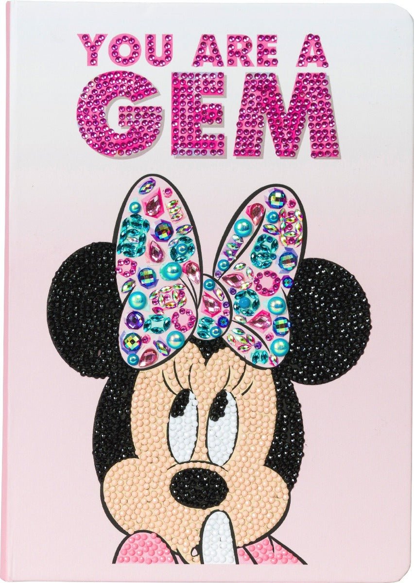 "Classic Minnie" Crystal Art Notebook