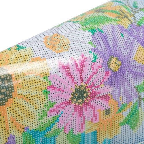 Crystal Art 40x40cm Scroll Kit - Spring Chintz - Close Up