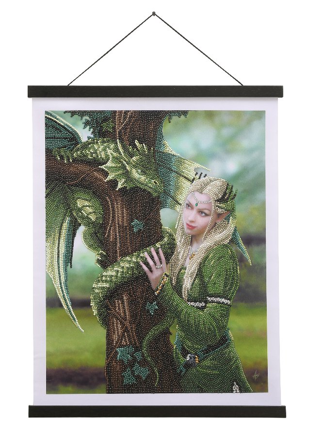 Load image into Gallery viewer, Crystal Art 35x45cm Scroll Kit - Kindred Spirit ANNE STOKES
