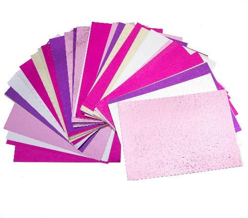 Craft Buddy Embossed Foil Card - 80 Sheets