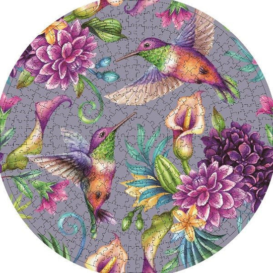 "Flowers" Jigsaw Puzzle Set of 2