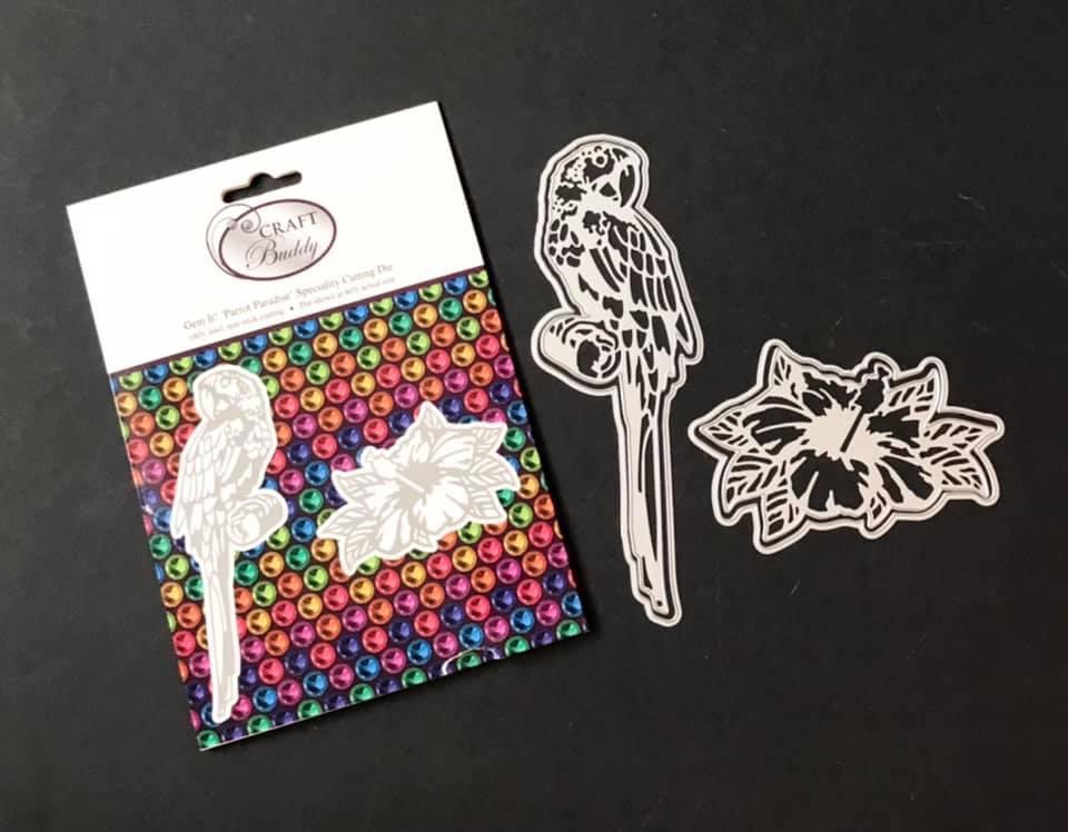Craft Buddy Gem It! ‘Parrot Paradise’ Speciality Cutting Dies